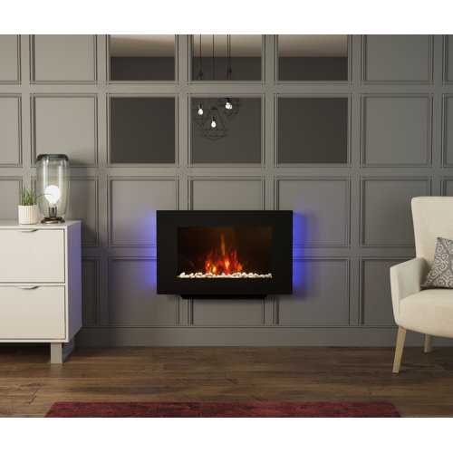 Flare Azonto Wall Hung Electric Fire Wayfair.co.uk